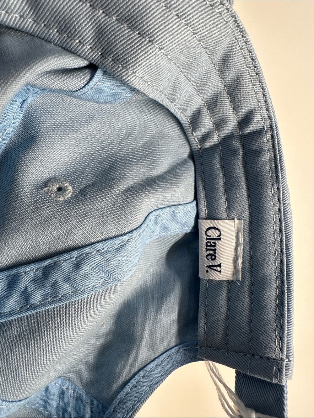 Clare V Women’s Powder Blue Baseball Cap, NWT - Picture 2 of 6